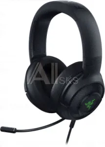 1854751 Наушники с микрофоном Razer Kraken V3 X черный 1.8м мониторные оголовье (RZ04-03750100-R3M1)