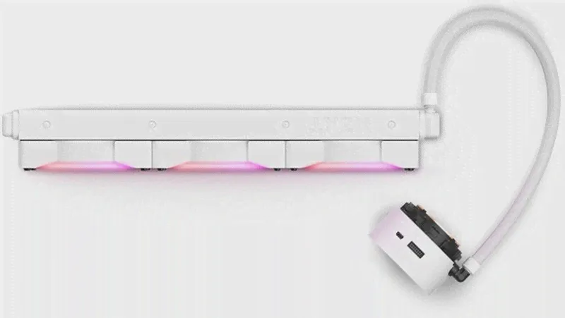 Система водяного охлаждения NZXT KRAKEN Z73 RGB - 360mm AIO Liquid Cooler with Aer RGB and RGB LED (White) - гарантия 1 год-2