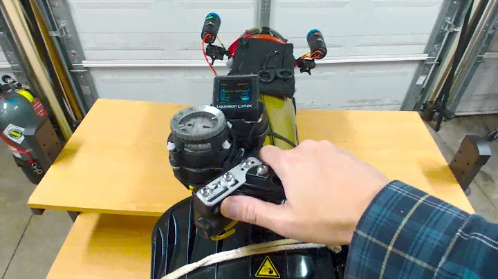 Project: Concept test - Kraken lights remote control from scooter T-handle.
