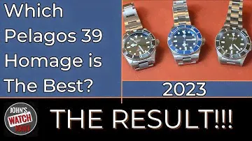 Which is The Best Pelagos Homage 2023. Result.