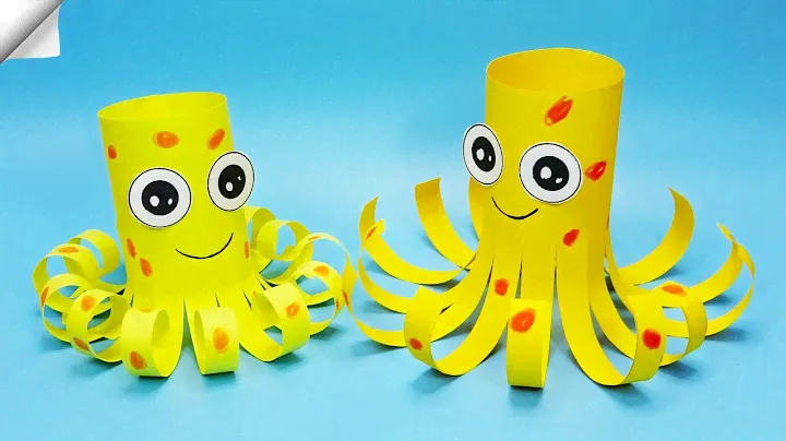 Easy paper toys to make | Paper octopus | Easy paper crafts