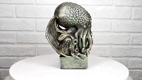 Ebros Ocean Terror The Call of Cthulhu Skull Figurine 7" H Kraken Octopus Statue