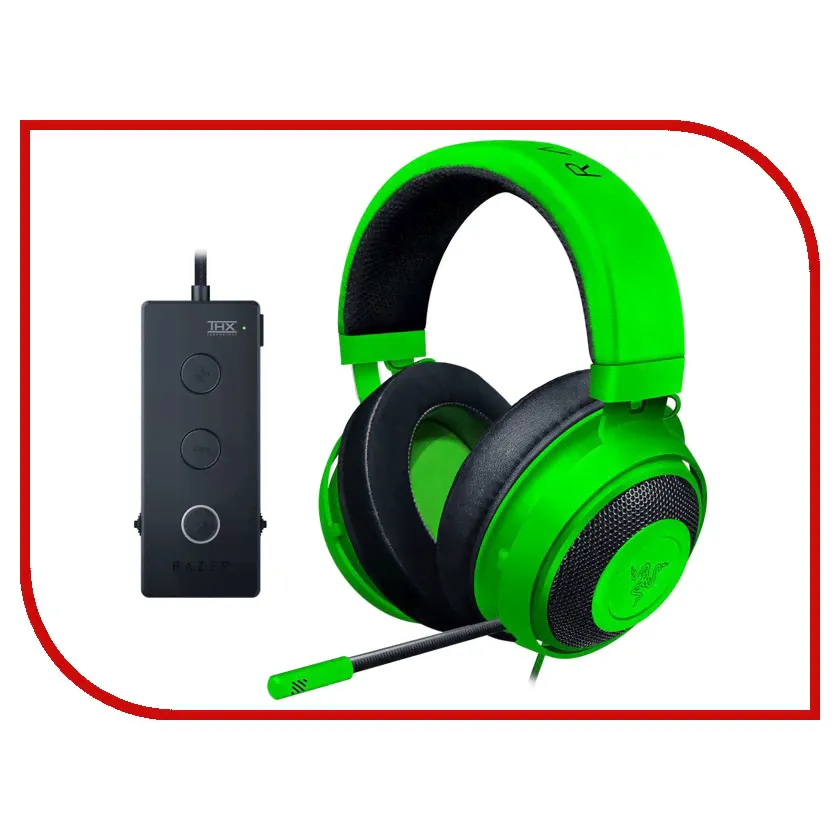 Razer Kraken (зеленый) наушники-2