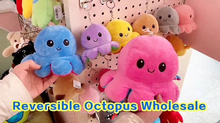 Reversible Octopus Wholesale, Octopus Plush Wholesale, Reversible Octopus Bulk