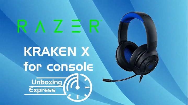 Unboxing auriculares Razer Kraken X for console Gaming Headset