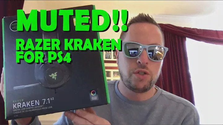 Razer Kraken 7.1 V2 Headphones - How To Mute Microphone On PS4 & PC