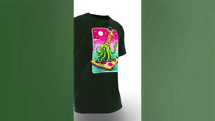 FANTUCCI Unisex Absurd T-Shirt Collection | Giraffe and Octopus Adventure T-Shirt