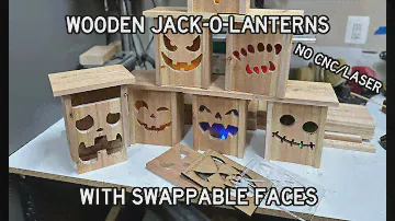 Make Jack-O-Lanterns With Swapable Faces Without Using a CNC or Laser Engraver | Halloween 2024