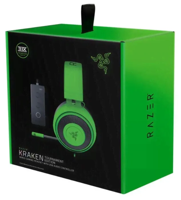 Компьютерная гарнитура Razer Kraken Tournament Edition green-3