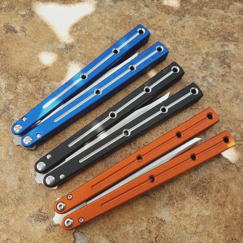 TheOne Krake Raken Kraken Balisong 6061 Алюминиевая Швеллерная Ручка, Штыри Zen, Система Втулок, Нож-бабочка, Ручные Инструменты-0