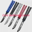 Baliplus Kraken Clone V3 Balisong Нож-тренажер для бабочек с алюминиевой ручкой, свободно вращающийся нож-тренажер EDC, брошенные ножи