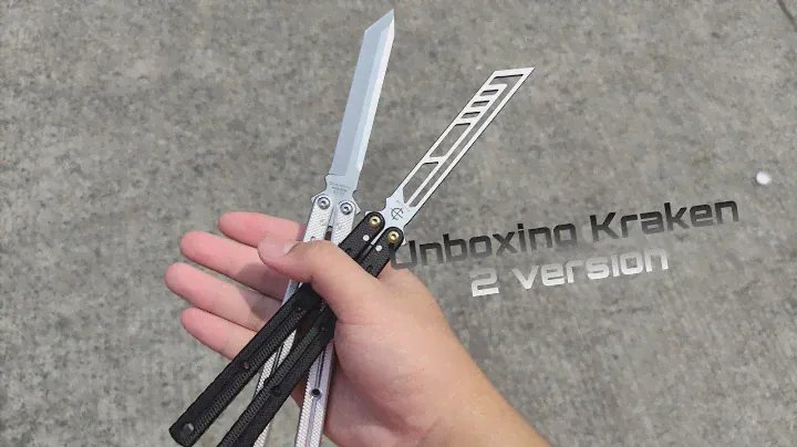(Balisong) Baliplus Kraken v3 and v2.5 tanto | Unboxing by Kenflipping