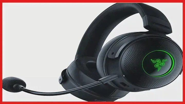 Razer Kraken V3 Pro HyperSense Wireless Gaming Headset w/Haptic Technology: Triforce Titanium 50mm
