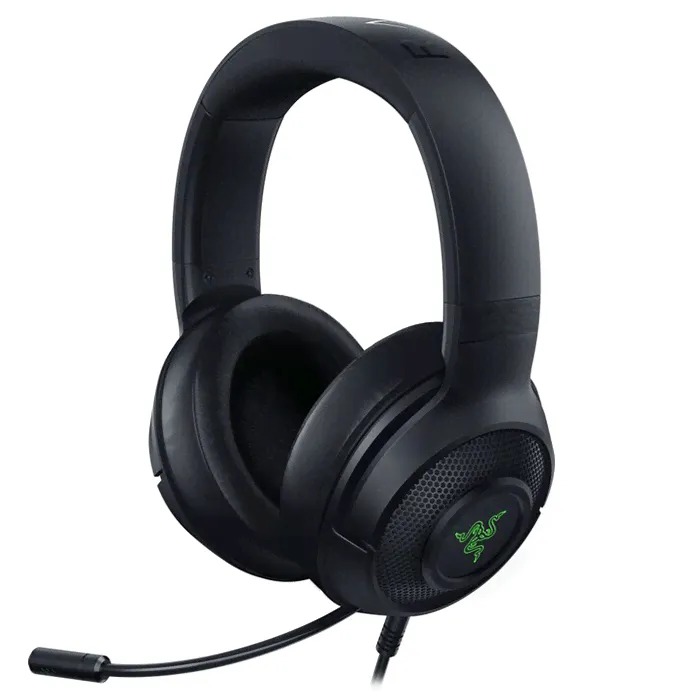 Наушники с микрофоном Razer Kraken V3 X черные, USB-0