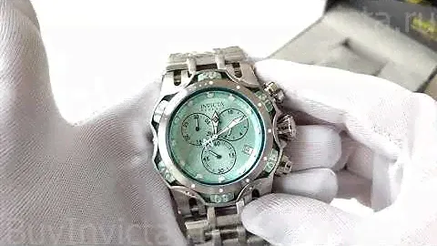 Invicta Reserve Chaos 45658 Men's Watch | Крупные Мужские Часы Инвикта Хаос с Бирюзовым Циферблатом