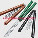 TOUCH TIMES Kraken V3 Клон Balisong Trainer Нож Для тренировки Бабочек 6061-T6 Алюминиевая Ручка Система Втулок Открытый Безопасный EDC