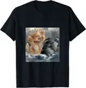 Футболка унисекс Cat Kitten Kraken Release The Kraken Krakitten