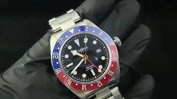 Octopus Kraken 39mm GMT OCT-009 Luxury Watch For Men Full Luminous Bidirectional Sapphire Bezel