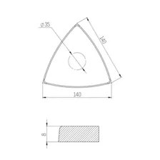 Аксессуар Kit Kraken Подставка под смеситель Triangle