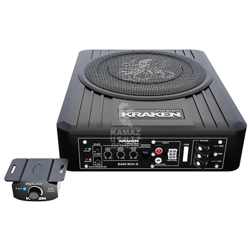 Сабвуфер корпусной активный PROLOGY KRAKEN BASS BOX-8 (8&#039;&#039; под сиденье, 100/200Вт; 240х316x80мм)-0
