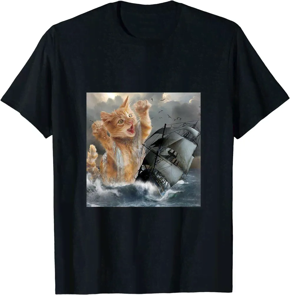Футболка унисекс Cat Kitten Kraken Release The Kraken Krakitten-0