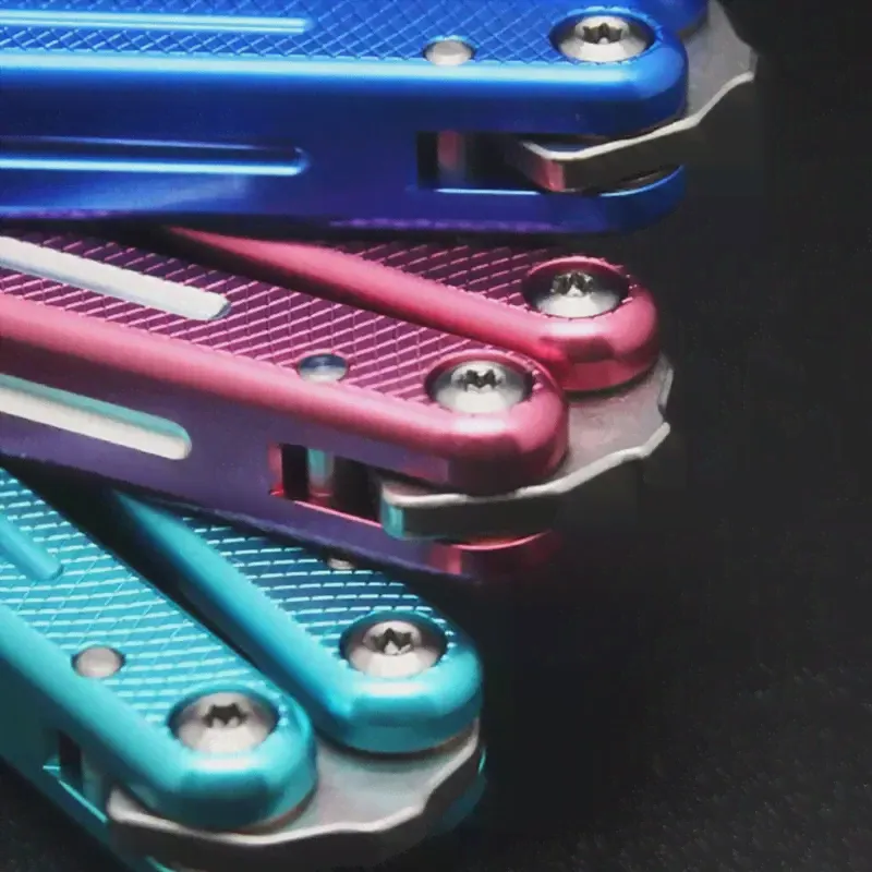 Armed Shark Krake Raken (Kraken) V3 Balisong Clone Trainer 7075 Алюминиевый канал Ручка Zen Булавки Бабочка Тренировочный нож EDC