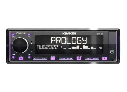 Автомагнитола 1 DIN Prology CDP-8.1 KRAKEN 1DIN 8x65 Вт