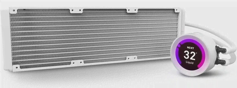 Система водяного охлаждения NZXT KRAKEN Z73 RGB - 360mm AIO Liquid Cooler with Aer RGB and RGB LED (White) - гарантия 1 год-3
