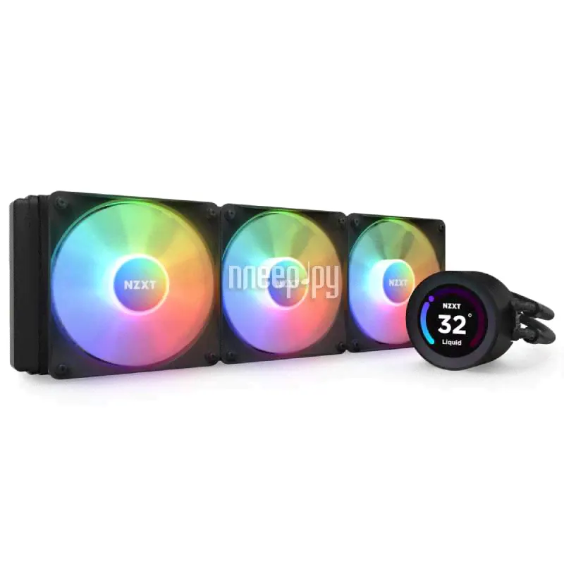 Водяное охлаждение NZXT Kraken Elite 360 RGB Black RL-KR36E-B1 (Intel LGA 1700/1200/115X AMD AM5/AM4/sTRX4/TR4)