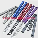 Baliplus Kraken V3 Trainer Clone Тренировочный Нож Balisong Flipper Butterfly 6061 С Канальной Алюминиевой Ручкой, Свободно вращающиеся EDC-Ножи