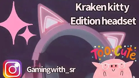 Unboxing the kraken kitty edition gaming headset 😍😍😍💕💕💕💕💕