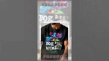 Vibrant Dreamy Dog Afternoon T-Shirt, Colorful Graphic Tee, Artistic Pet Lover Gift, Unisex Casua...