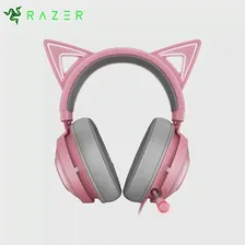 🛍 Наушники Razer Kraken Kitty Quartz Edition, игровые, USB, с объемным звуком, с кошачьими ушками