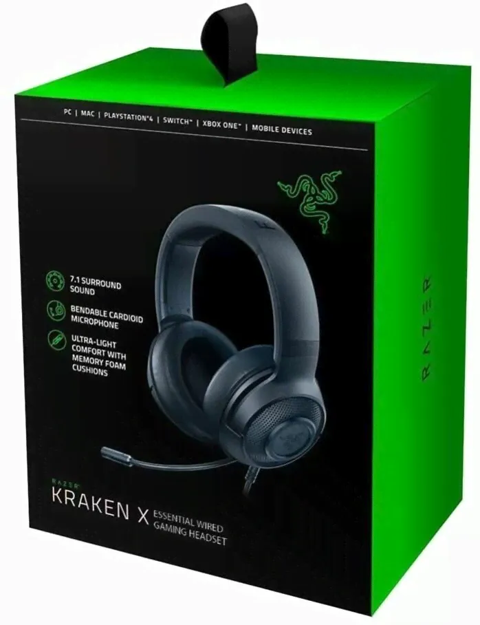 Игровые наушники Razer Kraken X Essential в Москве-0