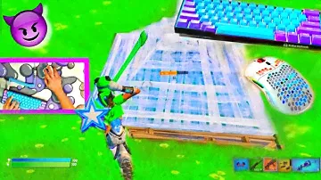 Kraken Pro 60% Mechanical Keyboard 😴 Fortnite Keyboard & Mouse Sounds ASMR Gameplay 😍 360 FPS 4K🏆