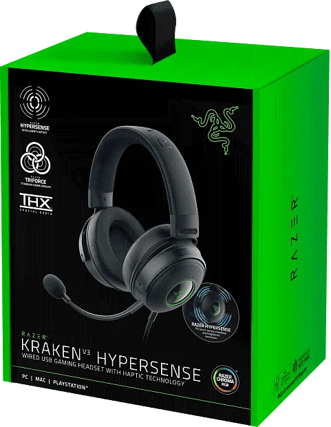 Гарнитура Razer Kraken V3 Hypersense headset-1
