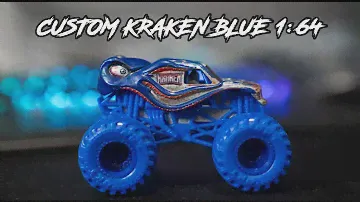 Kraken Blue Monster Jam Truck | CUSTOM 1:64 | EPICJONTUAZON